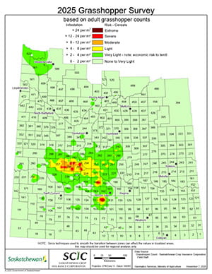 2025 Grasshopper Survey Map