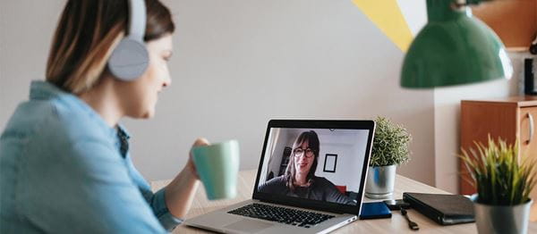 Home office meeting