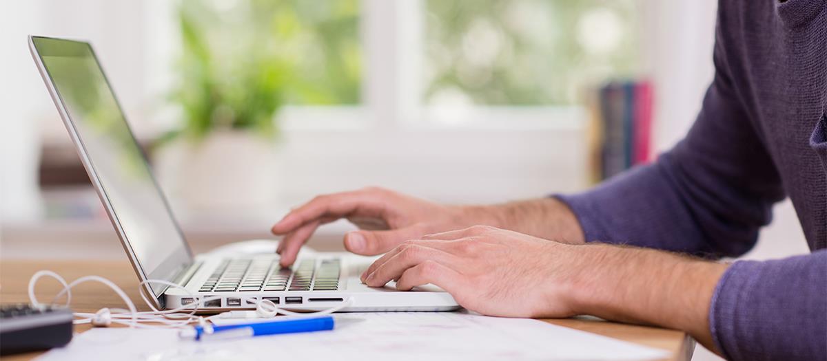 Person on laptop