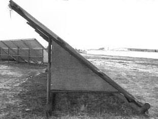 Slanted wall