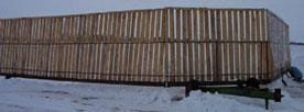 Model made from salvaged harrow hitch